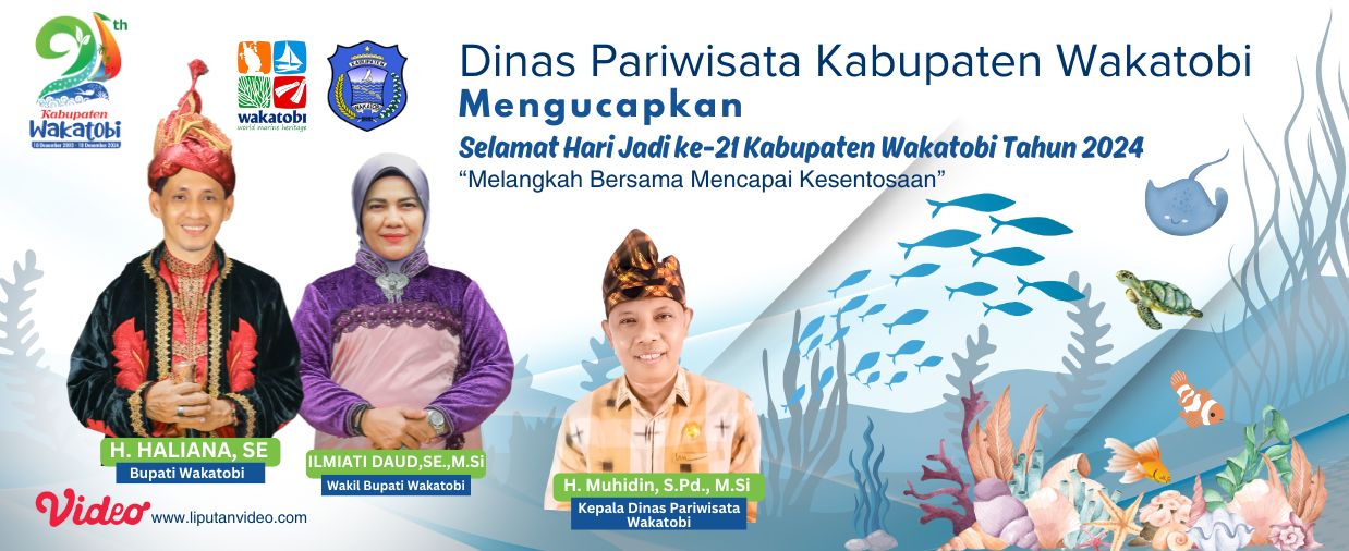 Hari Jadi ke-21 Kabupaten Wakatobi Tahun 2024